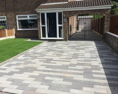 Immaculate block paving job by Dynamic Home Improvements Ltd, first for block paving in Somerset